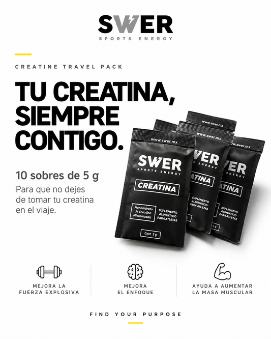 Creatine Travel pack 10 sobres