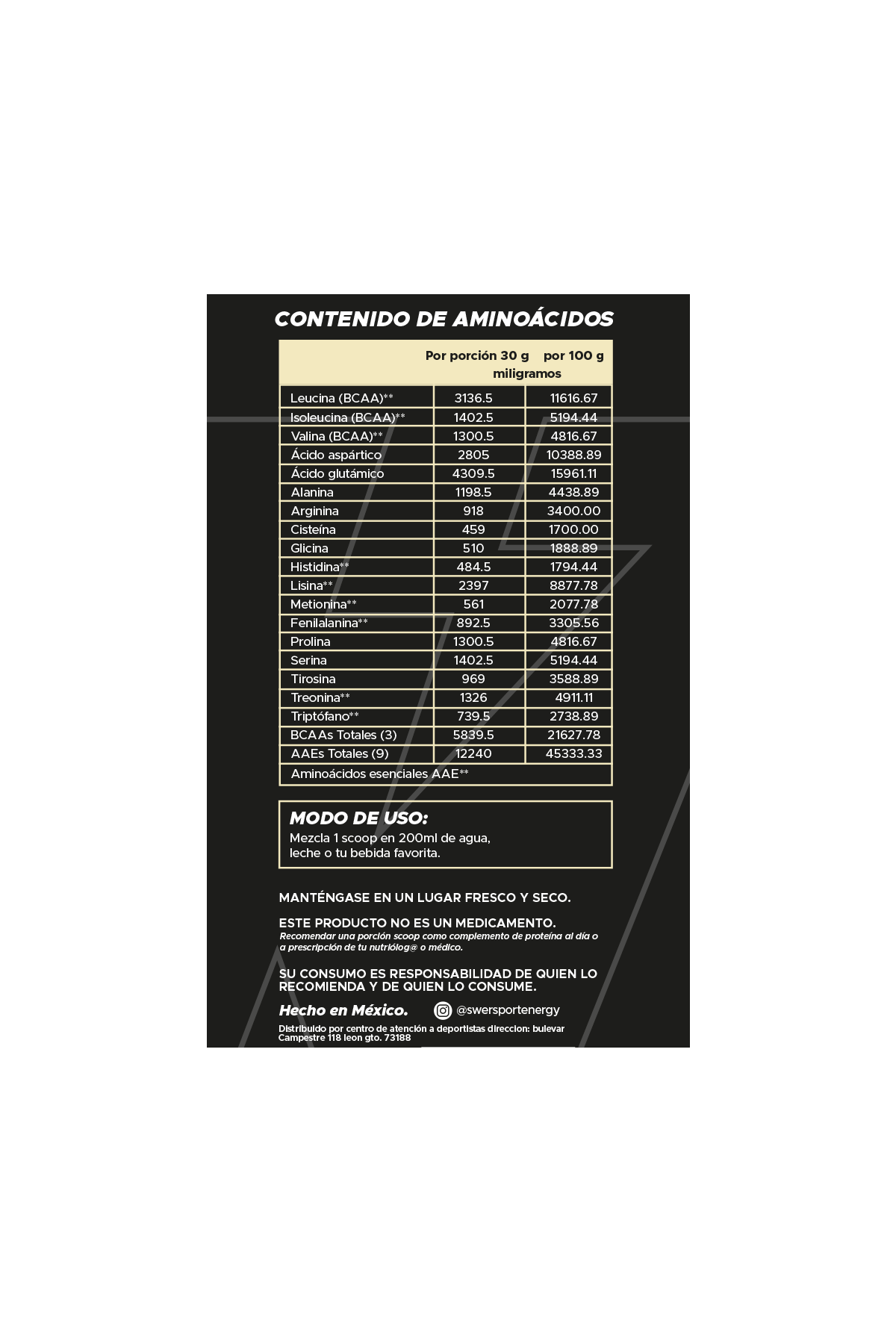 Proteína (Vainilla)