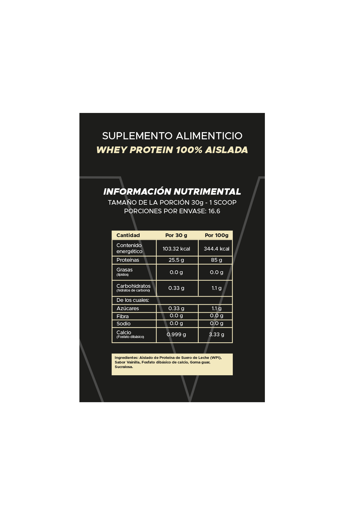 Proteína (Vainilla)