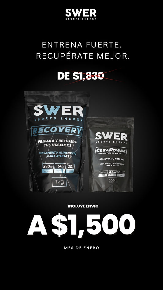 Entrena fuerte. Recuperate mejor.